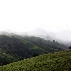 Mist Covered Hills Png 3 PNG Image