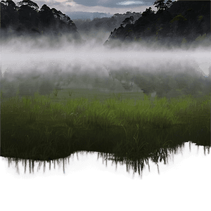 Mist Over Water PNG eem PNG image with transparent background