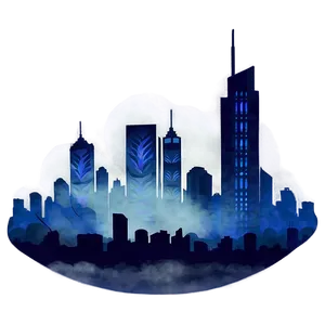 Misty Cityscape Png 37 PNG Image