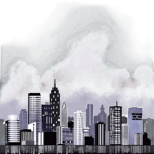 Misty Cityscape PNG 77 PNG image with transparent background