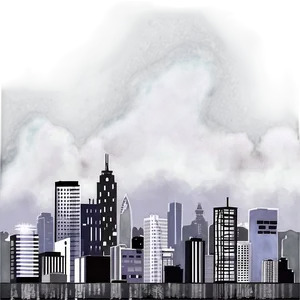 Misty Cityscape Png 77 PNG Image