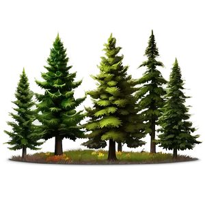 Misty Forest Background Png 10 PNG Image