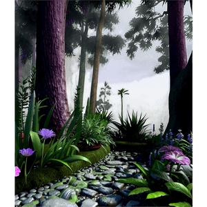 Misty Garden Magic PNG 92 PNG image with transparent background