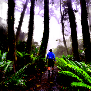 Misty Rainforest Trek PNG 35 PNG
