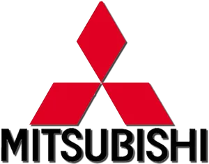 Mitsubishi Logo Red Diamonds PNG Image