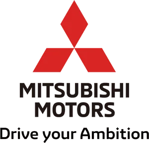 Mitsubishi Motors Logo Red Diamonds PNG Image