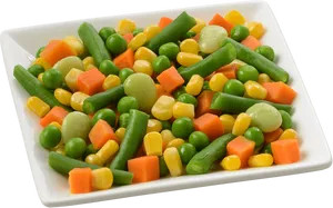 Mixed Vegetable Medley PNG Image