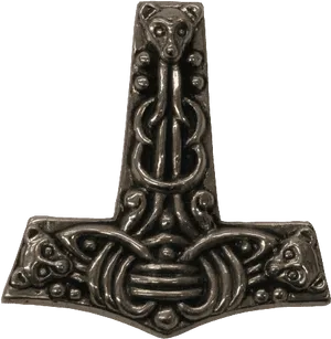 Mjolnir Pendant Norse Mythology PNG Image