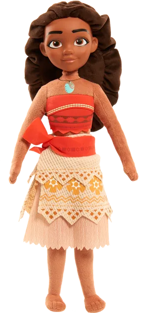 Moana Animated Character Doll PNG Image