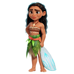 Moana Cartoon Style PNG fqe PNG image with transparent background