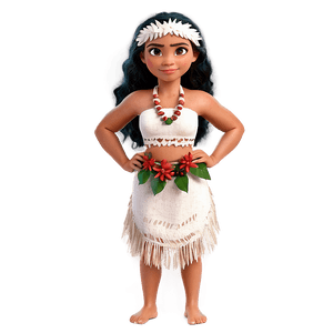 Moana Festive Outfit PNG 05032024 PNG image with transparent background