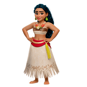 Moana Traditional Outfit PNG 05032024 PNG image with transparent background