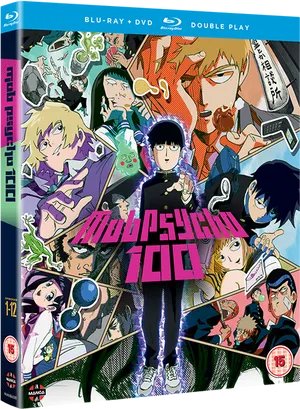 Mob Psycho100 Blu Ray Cover PNG Image