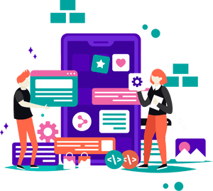 Mobile App Development Vector PNG image with transparent background