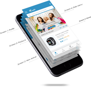 Mobile App Interface Design PNG image with transparent background