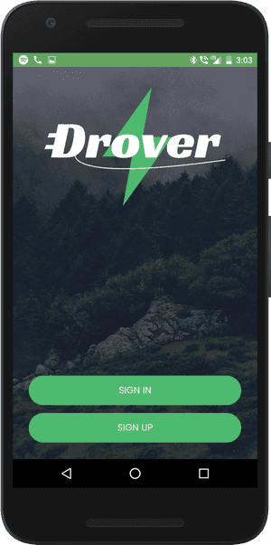 Mobile App Sign In Screen PNG image with transparent background