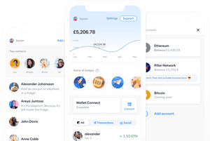 Mobile Finance App Interface PNG image with transparent background