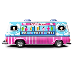 Mobile Ice Cream Shop Truck Png 67 PNG Image