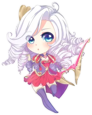 Mobile Legends Chibi Hero Art PNG Image