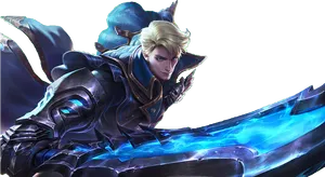 Mobile Legends Hero Alucard Artwork PNG Image