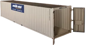 Mobile Mini Storage Container PNG Image