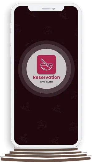 Mobile Reservation App Icon PNG Image