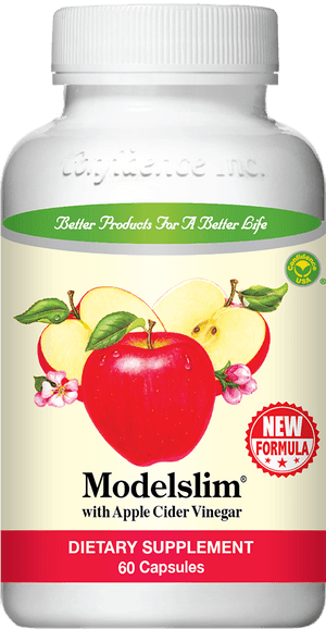 Modelslim Apple Cider Vinegar Supplement Bottle PNG image with transparent background