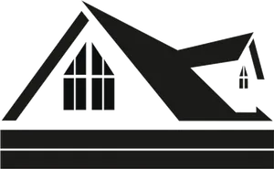 Modern Abstract House Clipart PNG Image