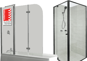 Fully Framed Black Shower Screen, HD Png Download PNG image with transparent background