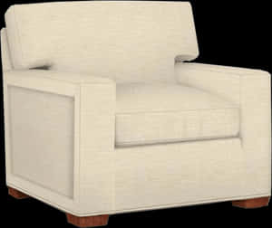 Modern Beige Armchair Furniture PNG image with transparent background