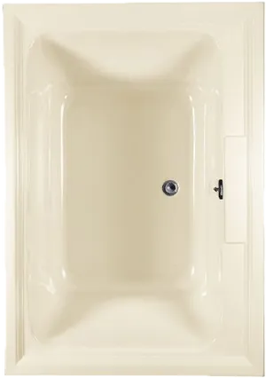 Modern Beige Bathtub PNG Image