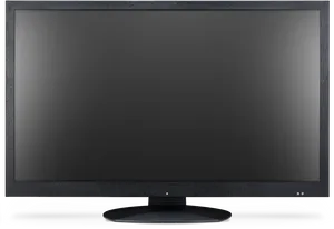 Modern Black Computer Monitor PNG Image
