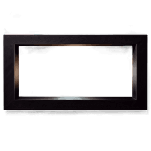 Modern Black Rectangle Image PNG xxh40 PNG