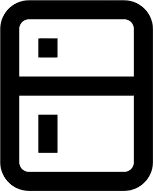 It's A Logo That Represents A Refrigerator - Fridge Icon PNG image with transparent background