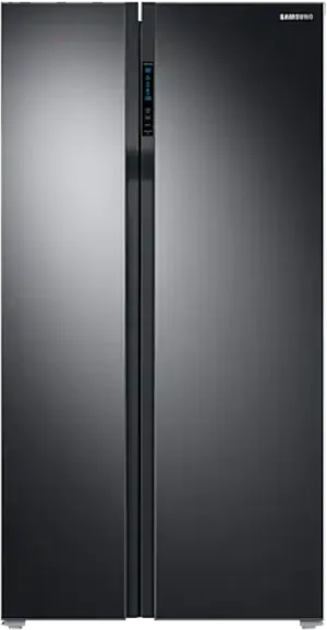 Modern Black Sideby Side Refrigerator PNG Image