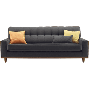 G Plan Vintage The Fifty Nine Large Fabric Sofa - G Plan Leather Sofa, HD Png Download PNG image with transparent background