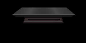 Modern Black Table Design PNG image with transparent background
