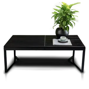 Modern Black Table Png 37 PNG Image