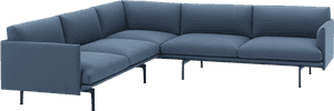 Outline Corner Sofa - Muuto Outline Corner Sofa, HD Png Download PNG image with transparent background