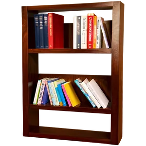 Modern Bookshelf Books Png Yua PNG Image