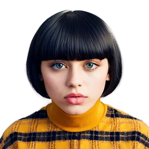 Modern Bowl Cut Look Png Crq92 PNG Image