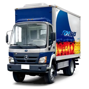 Modern Box Truck Graphic Png 06132024 PNG Image