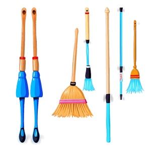 Modern Broom PNG ave PNG image with transparent background