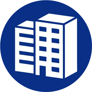 Modern_ Building_ Icon_ Vector PNG Image