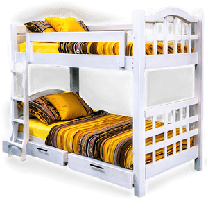 Modern Bunk Bed PNG pfw PNG