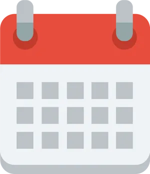 Modern Calendar Icon PNG Image