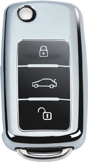 Modern Car Key Fob PNG Image