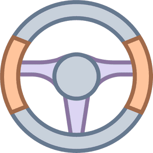 Steering Wheel Icon Free Download At Icons8 - Steering Wheel Car Clipart Png, Transparent Png PNG image with transparent background