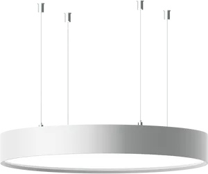 Modern Circular Hanging Light Fixture PNG Image