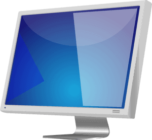 Monitor, Display, Computer, Screen, Isolated - Lcd Clipart, HD Png Download PNG image with transparent background